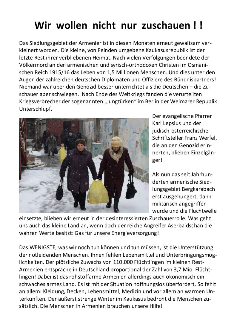 2023 Weihnachtszehnter ARMENIEN Calibri2